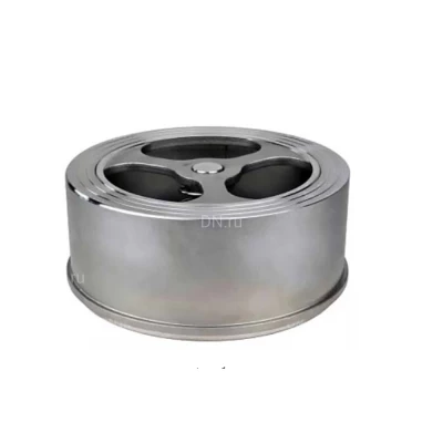 Клапан обратный DN.ru VCS3232-Fb Ду200 Ру25 межфланцевый, пружинный, корпус - нержавеющая сталь AISI 316, диск - нержавеющая сталь AISI 316, WDVF