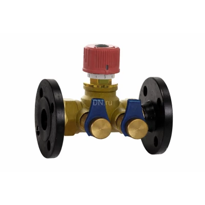 Клапан балансировочный Broen V L Ду15 Ру16 статический, фланцевый, корпус - латунь, Kvs=2.5м3/ч