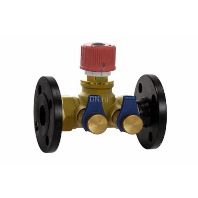 Клапаны балансировочные Broen V L статические, фланцевые, корпус - латунь