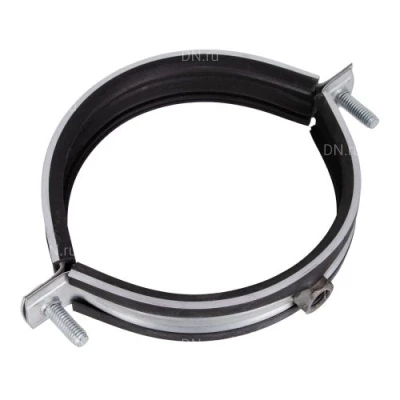 Хомуты SHUFT НС Ду100 для воздуховода, с резиновым профилем (гайка), материал корпуса - оцинкованная сталь, М8