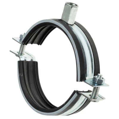 Хомуты SHUFT HV Ду100-315 для воздуховода, с резиновым профилем (гайка), материал корпуса - оцинкованная сталь, гайка М8/М10, боковой крепежный винт 6х22мм-6х30мм, гайка М6