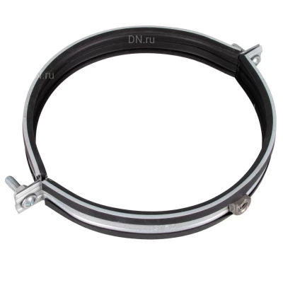 Хомут SHUFT NHV02501SH Ду250 для воздуховода, с резиновым профилем (гайка), материал корпуса - оцинкованная сталь, М8, упак. 50шт