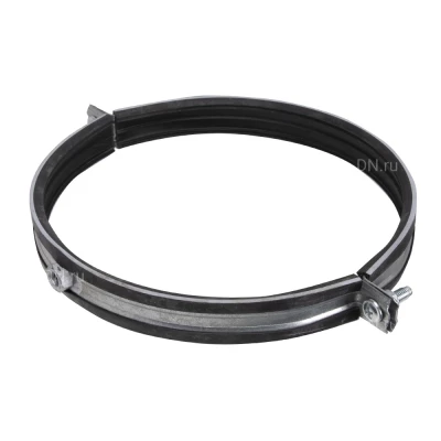 Хомут SHUFT NHV01801SH Ду180 для воздуховода, с резиновым профилем (гайка), материал корпуса - оцинкованная сталь