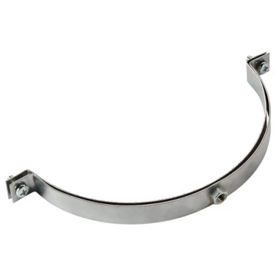 Хомуты Россия РС Ду160-400 для воздуховода, без резинового профиля (гайка), материал корпуса - оцинкованная сталь