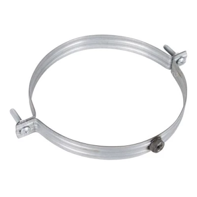 Хомуты SHUFT NHV Ду180 для воздуховода, без резинового профиля (гайка), материал корпуса - оцинкованная сталь