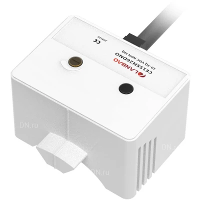 Датчик емкостный LANBAO CE15SN26DPO прямоугольный, монтаж - незаподлицо, тип выходного сигнала - PNP NO, соединение - кабель 2м, материал корпуса - пластик, IP67