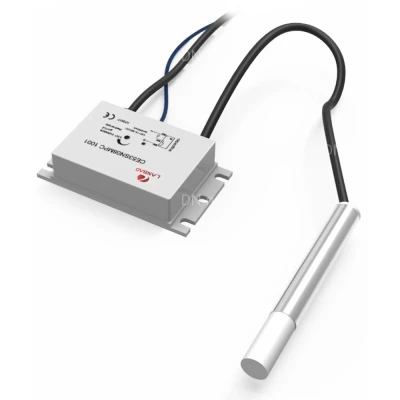 Датчик емкостный LANBAO CE53SN08MPO прямоугольный, монтаж - незаподлицо, расстояние срабатывания - 8мм, тип выходного сигнала - PNP NO, соединение - кабель 2м, материал корпуса - пластик, IP54