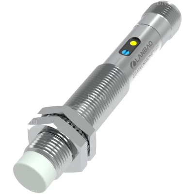 Датчик емкостный LANBAO CR12XCN08DNCY-E2 резьбовой, монтаж - незаподлицо, расстояние срабатывания - 8мм, тип выходного сигнала - NPN NC, соединение - разъем M12, материал корпуса - пластик, IP67