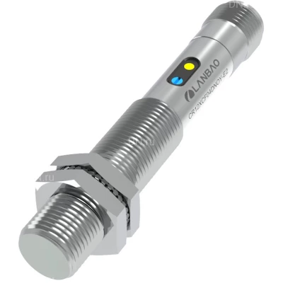 Датчик емкостный LANBAO CR12XCF04DPOY-E2 резьбовой, монтаж - заподлицо, расстояние срабатывания - 4мм, тип выходного сигнала - PNP NO, соединение - разъем M12, материал корпуса - пластик, IP67