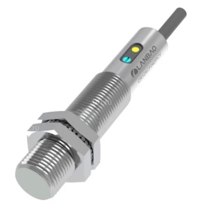 Датчики емкостные LANBAO New CR12X резьбовые, монтаж - заподлицо/незаподлицо, расстояние срабатывания - 4-8мм, соединение - кабель 2м/разъем M12, материал корпуса - латунь никелированная/пластик, IP67