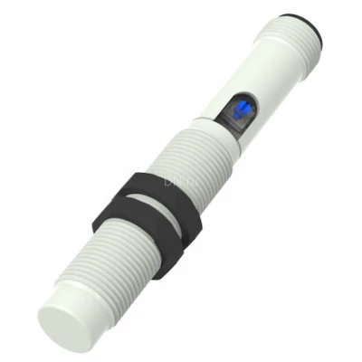 Датчик емкостный LANBAO CR12XSCN08DPCY-E2 резьбовой, монтаж - незаподлицо, расстояние срабатывания - 8мм, тип выходного сигнала - PNP NC, соединение - разъем M12, материал корпуса - пластик, IP67