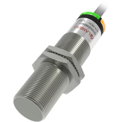 Датчик емкостный LANBAO CR18XCF08DPCY резьбовой, монтаж - заподлицо, расстояние срабатывания - 8мм, тип выходного сигнала - PNP NC, соединение - кабель 2м, материал корпуса - латунь никелированная, IP67
