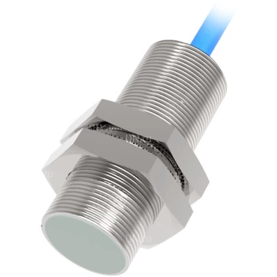 Датчик индуктивный LANBAO LR12XAF02FLCN резьбовой, монтаж - заподлицо, расстояние срабатывания - 2мм, тип выходного сигнала - NAMUR , соединение - кабель 2м, материал корпуса - латунь никелированная, IP67