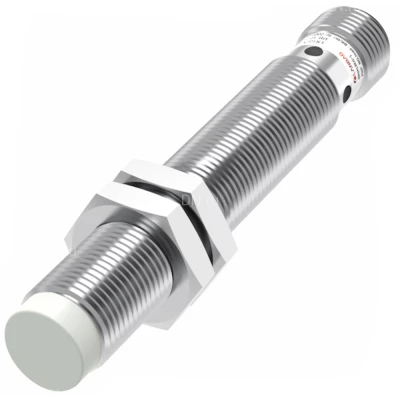 Датчик индуктивный LANBAO LR12XCN04LUM-E2 резьбовой, монтаж - незаподлицо, расстояние срабатывания - 4мм, соединение - разъем M12, материал корпуса - латунь никелированная, IP67