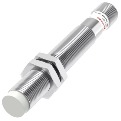 Датчик индуктивный LANBAO LR12XDN37HPOZ-E2 резьбовой, монтаж - незаподлицо, расстояние срабатывания - 3.7мм, тип выходного сигнала - PNP NO, соединение - разъем M12, материал корпуса - латунь никелированная, IP67