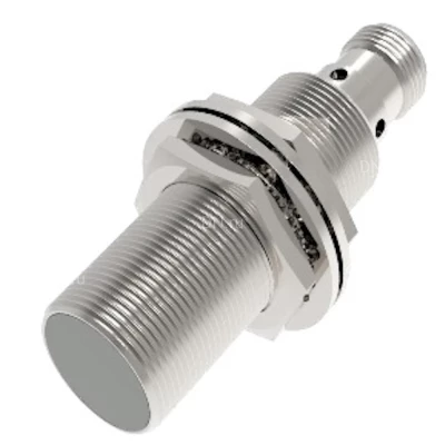 Датчик индуктивный LANBAO LR18EBF08DPCY-E2 резьбовой, монтаж - заподлицо, расстояние срабатывания - 8мм, тип выходного сигнала - PNP NC, соединение - разъем M12, материал корпуса - медно-никелевый сплав, IP68