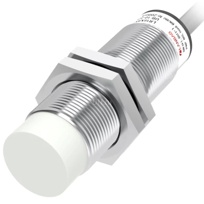 Датчик индуктивный LANBAO LR18XCN12ATCY резьбовой, монтаж - незаподлицо, расстояние срабатывания - 12мм, тип выходного сигнала - 2-х проводной NC, соединение - кабель 2м, материал корпуса - латунь никелированная, IP67