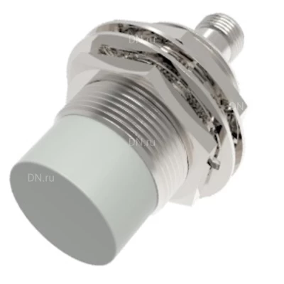 Датчик индуктивный LANBAO LR30EBN22DNCY-E2 резьбовой, монтаж - незаподлицо, расстояние срабатывания - 22мм, тип выходного сигнала - NPN NC, соединение - разъем M12, материал корпуса - медно-никелевый сплав, IP68