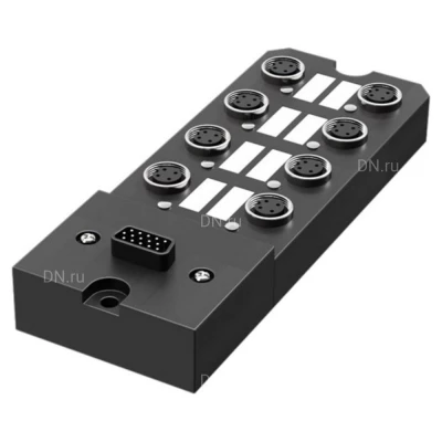 Коробка распределительная LANBAO DB080803-0-DP разъем M8, 3 pin, 8 отверстий, длина кабеля - D-SUB адаптер, PNP-выход