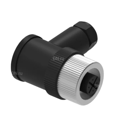 Кабель соединительный LANBAO QE12-N4G15 угловой разъем, 4 pin, кабель 15м, 250В, IP67