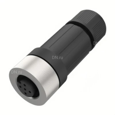 Кабель соединительный LANBAO QE12-N4F0.5 1001 прямой разъем, 4 pin, кабель 0.5м, 250В, IP67