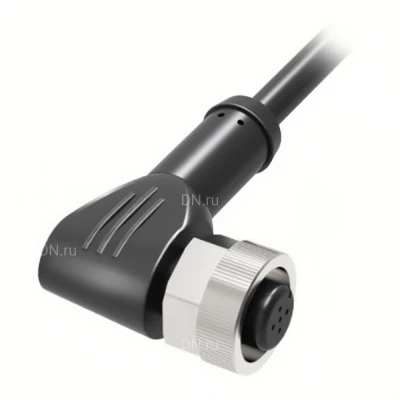 Кабель соединительный LANBAO QE12-N5G20 угловой разъем, 5 pin, кабель 20м, 250В, IP67