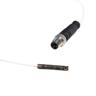 Датчики магнитные LANBAO FN03 прямоугольные, соединение - кабель 30см с 3-pin разъемом M8, материал корпуса - пластик, IP67