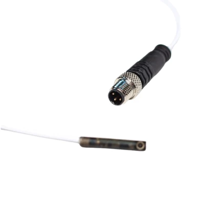 Датчик магнитный LANBAO FN03WPO-F4 прямоугольный, тип выходного сигнала - PNP NO, соединение - кабель 30см с 3-pin разъемом M8, материал корпуса - пластик, IP67