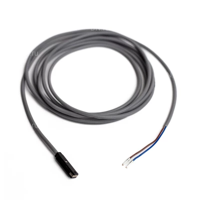 Датчик магнитный LANBAO FT05DLO прямоугольный, монтаж - заподлицо, тип выходного сигнала - 2-х проводной NO, соединение - кабель PVC 2м, материал корпуса - полибутилентерефталат, IP67