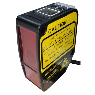 Датчик расстояния лазерный LANBAO PDB-CM8TGI, расстояние срабатывания - 0.2-8м, кабель PVC 2м, корпус - АБС-пластик, IP67