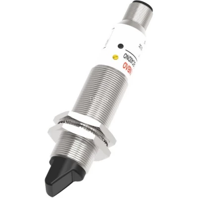 Датчики оптические LANBAO PR18G-E2, цилиндрический корпус, диффузные, питание - 12-24В, разъем M12, IP67, расстояние срабатывания - 100-400мм, материал корпуса - латунь никелированная