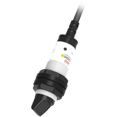 Датчик оптический LANBAO PR18GS-BC40DPO, цилиндрический корпус, диффузный, выход PNP, питание - 12-24В, кабель - 2м, IP65, расстояние срабатывания - 400мм, материал корпуса - пластик