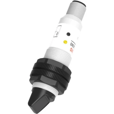 Датчики оптические LANBAO PR18GS-E2, цилиндрический корпус, диффузные, питание - 12-24В, разъем M12, IP65, расстояние срабатывания - 100-400мм, материал корпуса - пластик