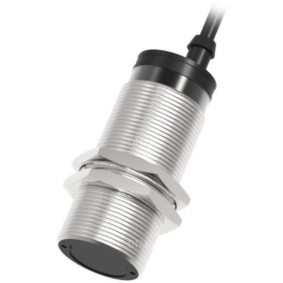 Датчик оптический LANBAO PR30-BC100ATO, цилиндрический корпус, диффузный, выход реле, питание - 20-250В, кабель - 2м, IP67, расстояние срабатывания - 1000мм, материал корпуса - латунь никелированная