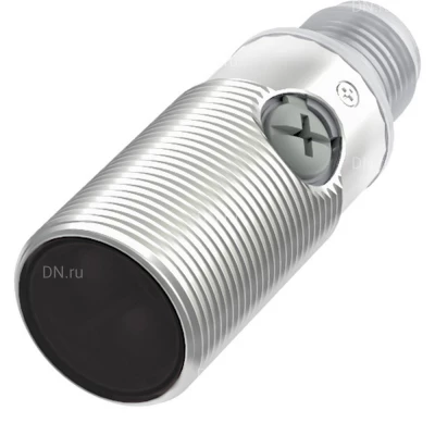 Датчик оптический LANBAO PSM-BC40DNB-E2, цилиндрический корпус, диффузный, выход NPN, питание - 12-24В, разъем M12, IP67, расстояние срабатывания - 400мм, материал корпуса - латунь никелированная