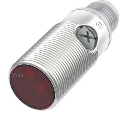 Датчик оптический LANBAO PSM-BC40DPBR-E2, цилиндрический корпус, диффузный, выход PNP, питание - 12-24В, разъем M12, IP67, расстояние срабатывания - 400мм, материал корпуса - латунь никелированная