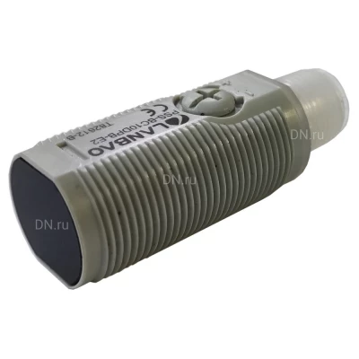 Датчик оптический LANBAO PSS-BC40DNB-E2, цилиндрический корпус, диффузный, выход NPN, питание - 12-24В, разъем M12, IP67, расстояние срабатывания - 400мм, материал корпуса - пластик
