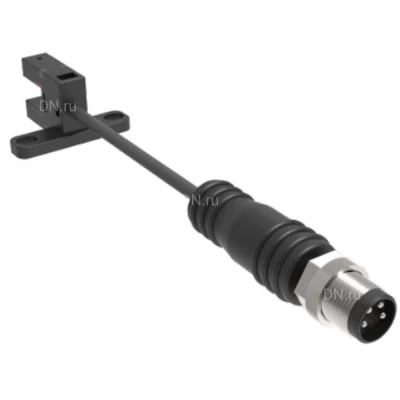 Датчик щелевой LANBAO PU05M-TGNR-T-F4, выход NPN, питание - 5-30В, кабель - 0.2м, IP64, расстояние срабатывания - 5мм, материал корпуса - пластик