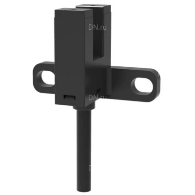 Датчик щелевой LANBAO PU05M-TGNR-T, выход NPN, питание - 5-30В, кабель - 1 м, IP65, расстояние срабатывания - 5мм, материал корпуса - пластик