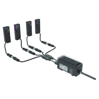 Головка LANBAO PDT-010M8 детектирующая расстояние срабатывания - 300мм, красный лазер, PNP/NPN-выходы, 24В, корпус - алюминий, IP50