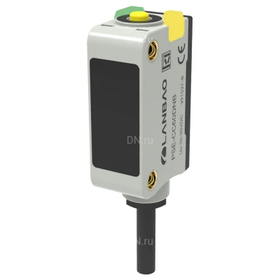 Датчик оптический LANBAO PSE-CM3DR расстояние срабатывания - 3000мм, инфракрасный светодиод, RS485, 10-30В, кабель 50см, корпус - пластик, IP67