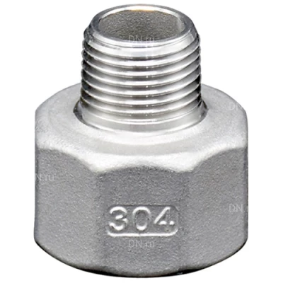 Футорки обратные LEADTEK Ру16, корпус - нержавеющая сталь AISI304 (CF8), внутренняя/наружная резьба
