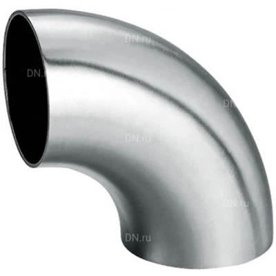 Отводы LEADTEK 90°, корпус - нержавеющая сталь AISI316 (CF8M), присоединение - под приварку, SMS стандарт