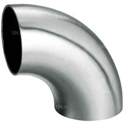 Отвод LEADTEK 90° Ду50 (Дн60.3х3), корпус - нержавеющая сталь AISI304 (CF8), присоединение - под приварку, толщина стенки - 3мм, ISO стандарт