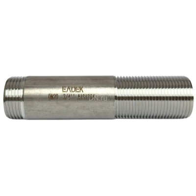 Сгон LEADTEK 2″ Ду50 Ру16, корпус - нержавеющая сталь AISI304 (CF8), присоединение - наружная резьба