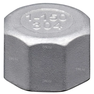 Заглушки LEADTEK Ру16 восьмигранные, корпус - нержавеющая сталь AISI304 (CF8), присоединение - внутренняя резьба