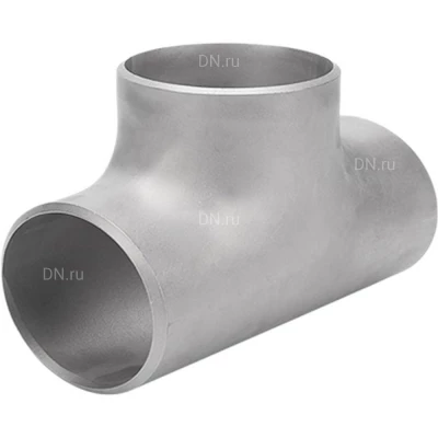 Тройник короткий LEADTEK Ду32 (Дн42,4х3), корпус - нержавеющая сталь AISI304, присоединение - под приварку, ISO стандарт