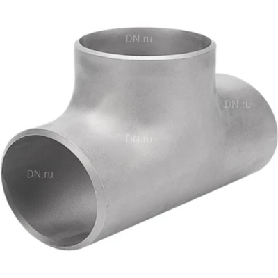 Тройники короткие LEADTEK, корпус - нержавеющая сталь AISI304, присоединение - под приварку, ISO стандарт
