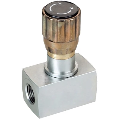 Дроссели двунаправленные LSQ L Ду8-32 Ру315 условный проход 8-32 мм, присоединение внутренняя резьба, корпус - сталь, уплотнение - NBR