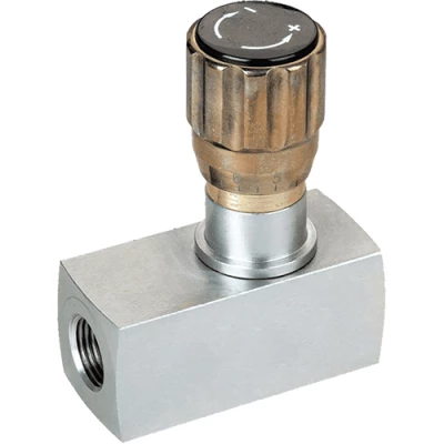 Дроссели с обратным клапаном LSQ LA Ду8-32 Ру315 условный проход 8-32 мм, присоединение внутренняя резьба, корпус - сталь, уплотнение - NBR